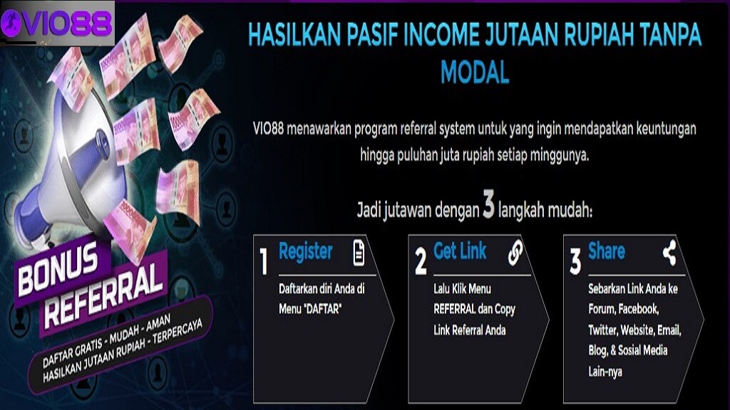 Cara Memanfaatkan Program Referral Situs Vio88 untuk Mendapatkan Penghasilan Tambahan