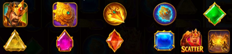 simbol-simbol slot king of spear