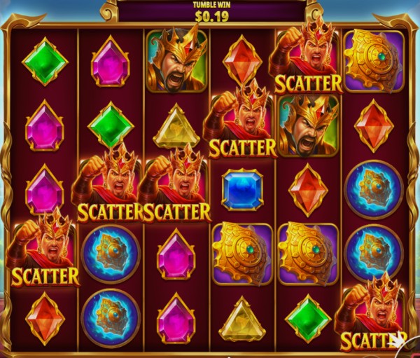 simbol scatter king of spear